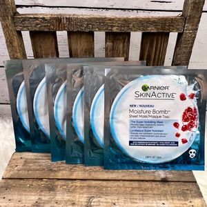 GARNIER SkinActive Super Hydrating Sheet Mask, 6 Pack with Hyaluronic Ac…